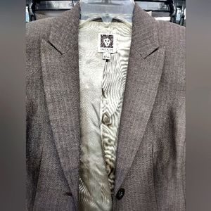 Anne Klein Women's Tailored Gray Blazer and boot cut pants